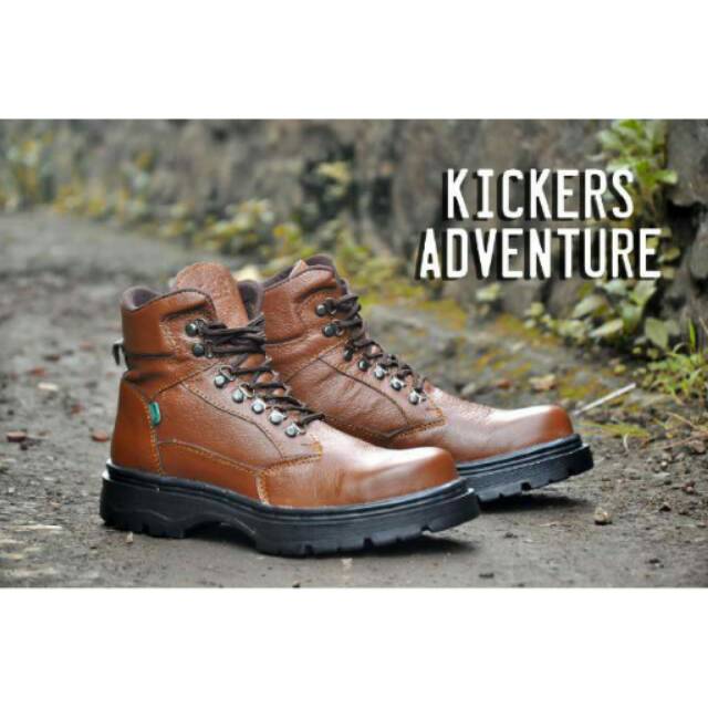 Jual Kickers boot safety kulit asli | Shopee Indonesia