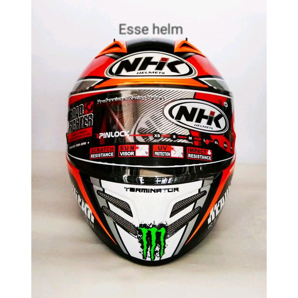 Jual helm NHK TERMINATOR STICKER 05 Berkualitas | Shopee Indonesia