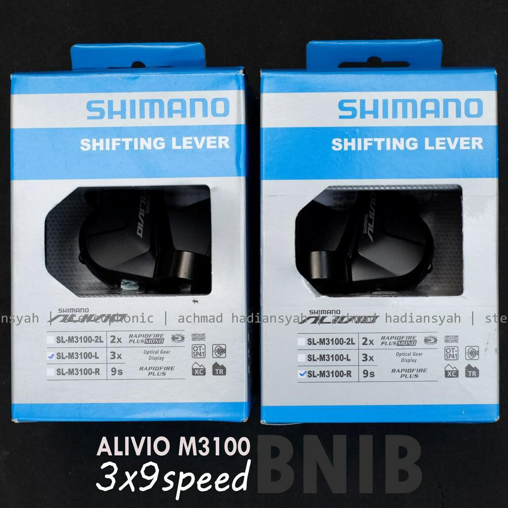 Jual bnib.. SHIMANO shifter Alivio M3100 3x9speed shifter SHIMANO ...