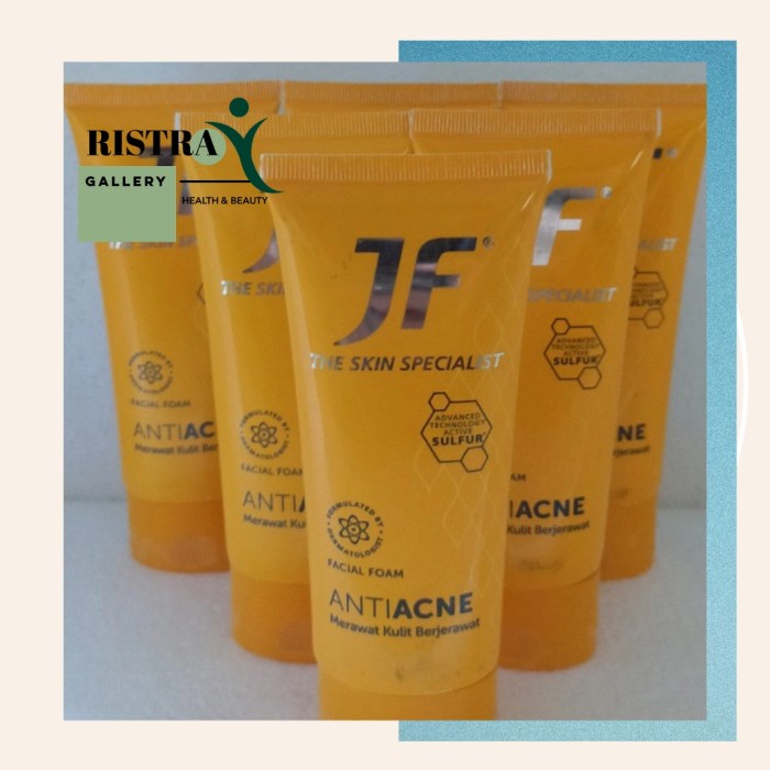 Jual Jf Sulfur Anti Acne Facial Foam Gr Shopee Indonesia