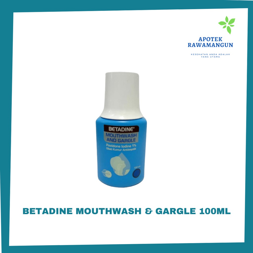 Jual Betadine Mouthwash and Gargle 100ml Obat Kumur Shopee Indonesia
