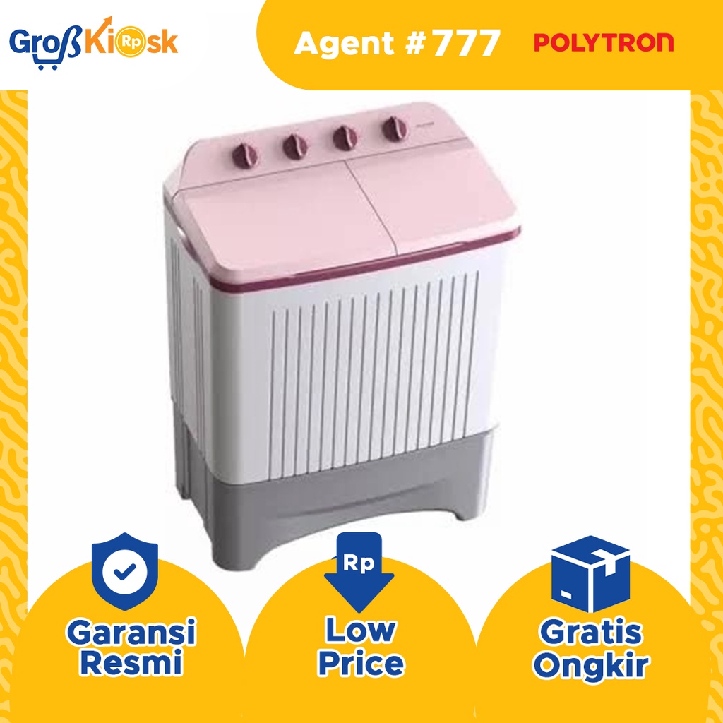 Jual Mesin Cuci 2 TABUNG 8KG Polytron PWM 8363 / PWM-8363 | Shopee ...