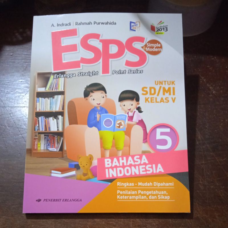 Jual ESPS Kelas 5 SD Bahasa Indonesia Kurikulum 2013 Erlangga | Shopee ...