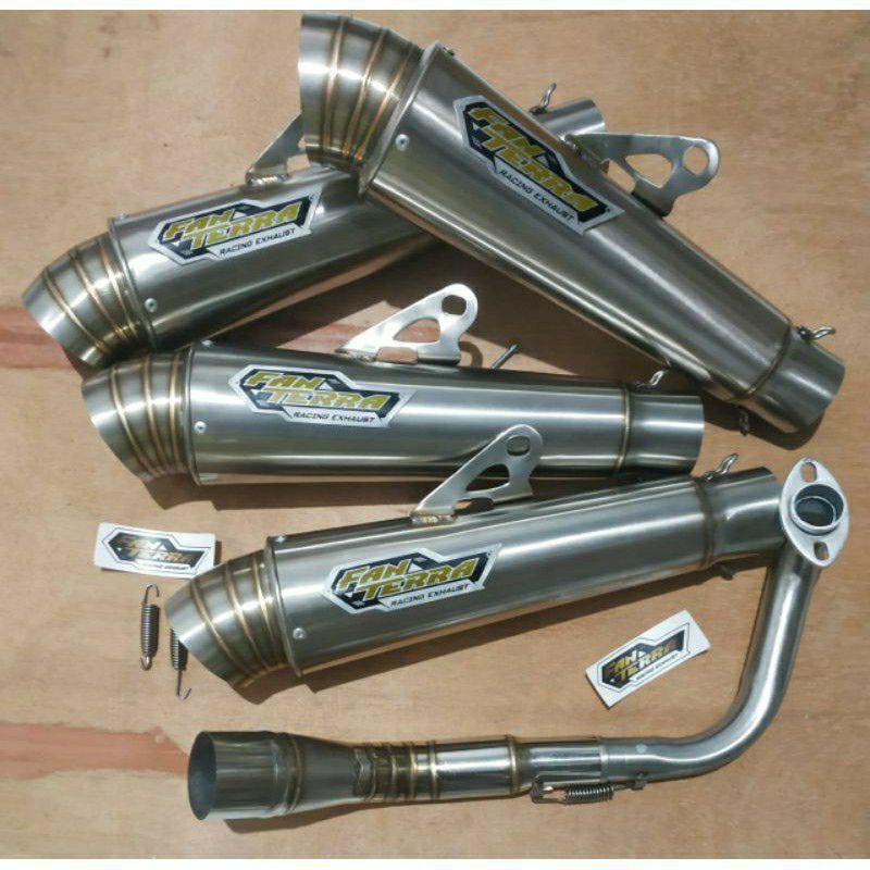 Jual KNALPOT FANTERA JIGSAU SARANGAN SEPARO PNP ALL METIC SCOOPY//BEAT ...