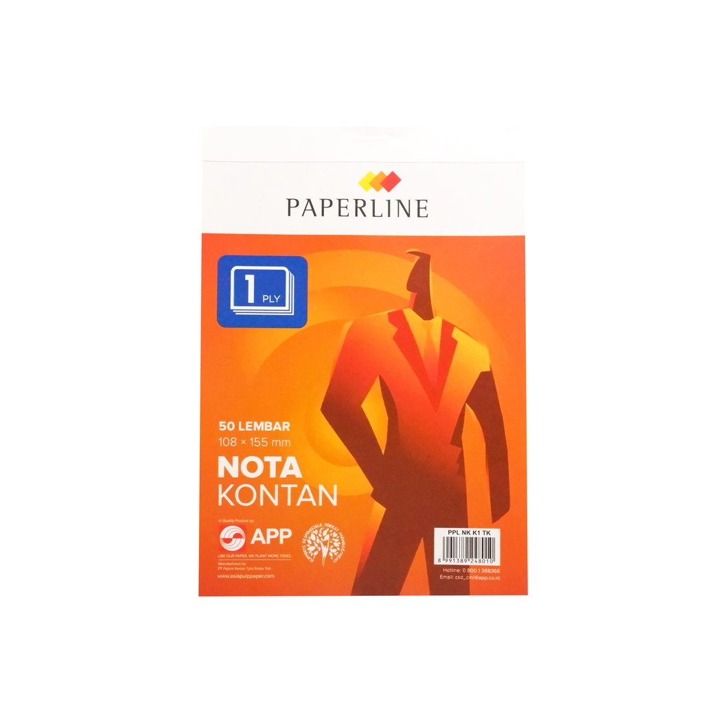 Jual Buku Nota Besar Kontan NCR 1 Ply Paperline Rangkap Satu Besar ...