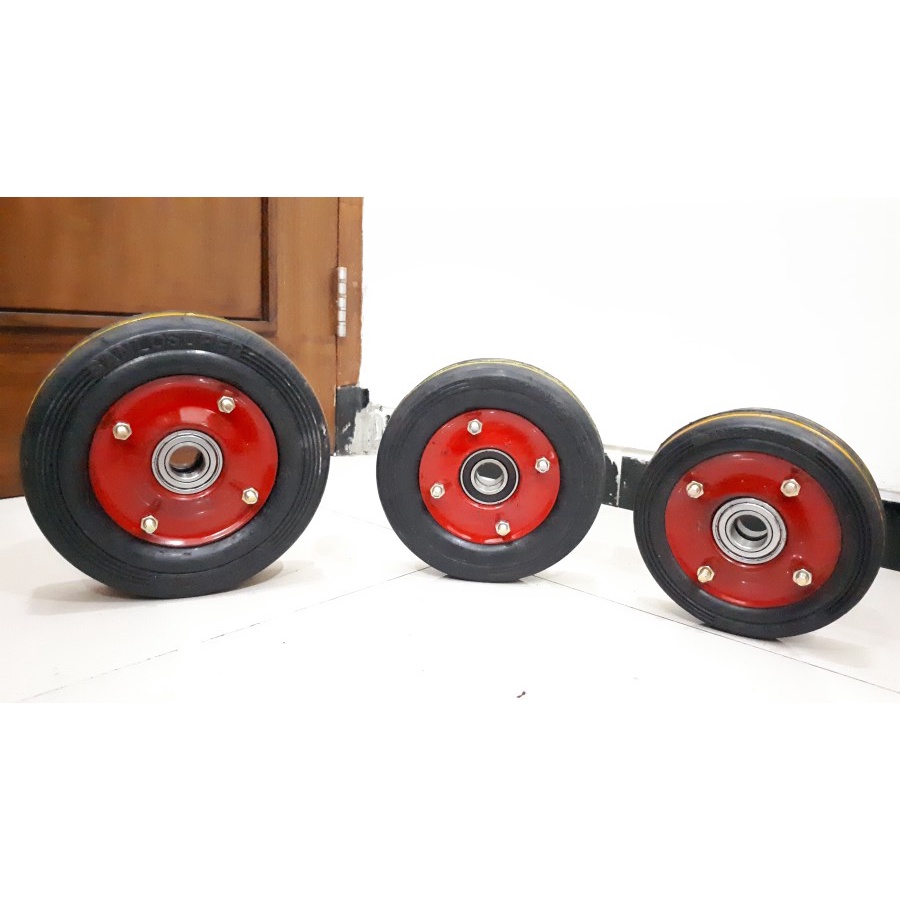 Jual Roda Lorry 7 inch Banlo Super / Troli / Trolley / Lori Gerobak ...