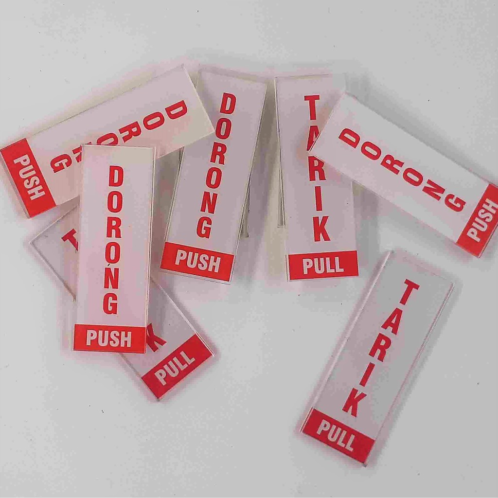 Jual Akrilik Dorong Tarik Hemat Ekonomis, Akrilik Dorong Tarik | Shopee ...