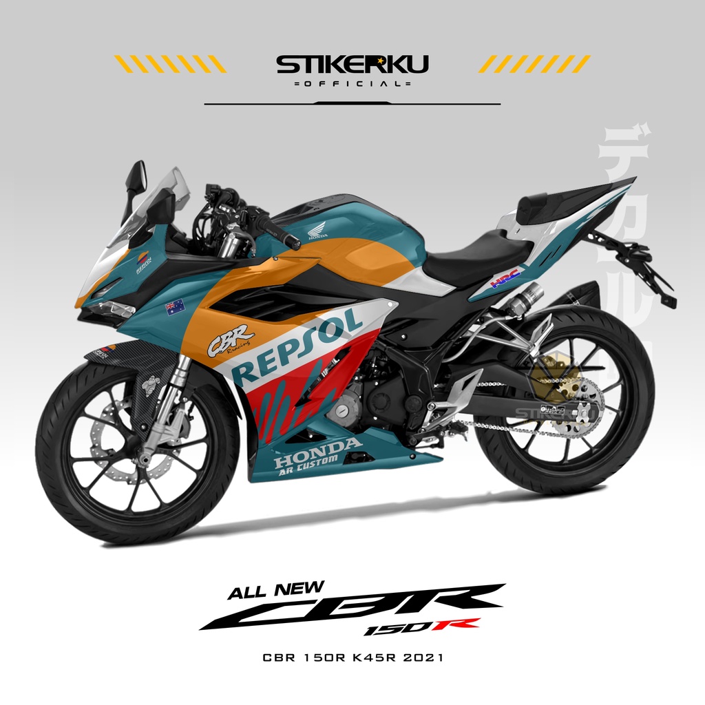 Jual DECAL ALL NEW CBR150R 2021/ STICKER STOCK DECALS HONDA - Main Image