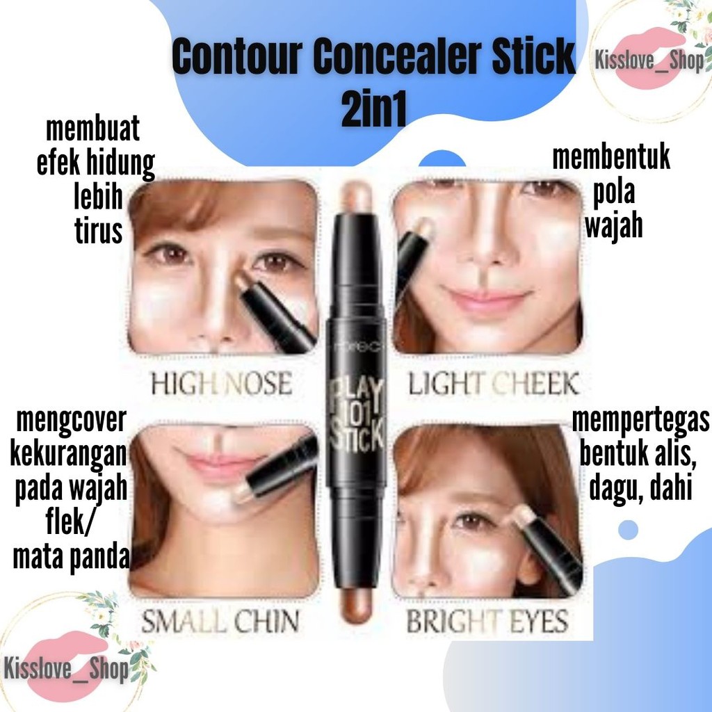 Jual Contour Concealer Stick 2in1/Contouring/Shading | Shopee Indonesia