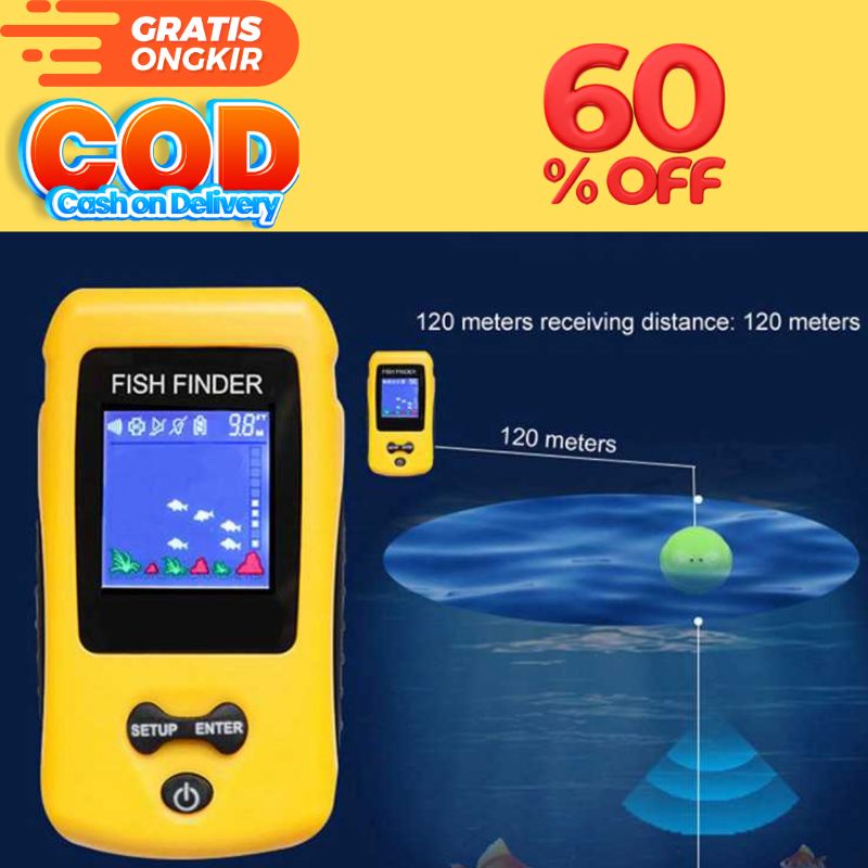 Jual Produk Portable Fish Finder Radar Termurah dan Terlengkap