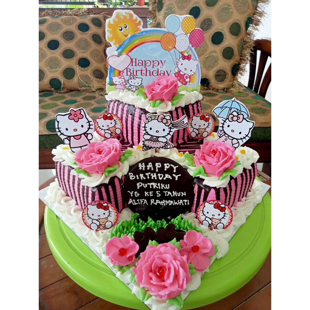 Jual Kue ulang tahun anak karakter hello kitty | Shopee Indonesia