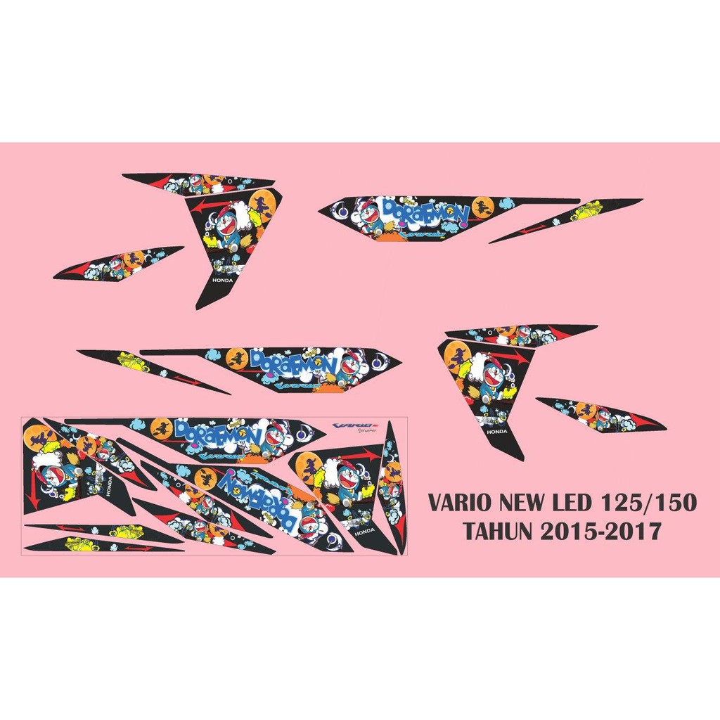Jual STIKER STRIPING DECAL VARIASI VARIO NEW LED 125/150 2015-2017