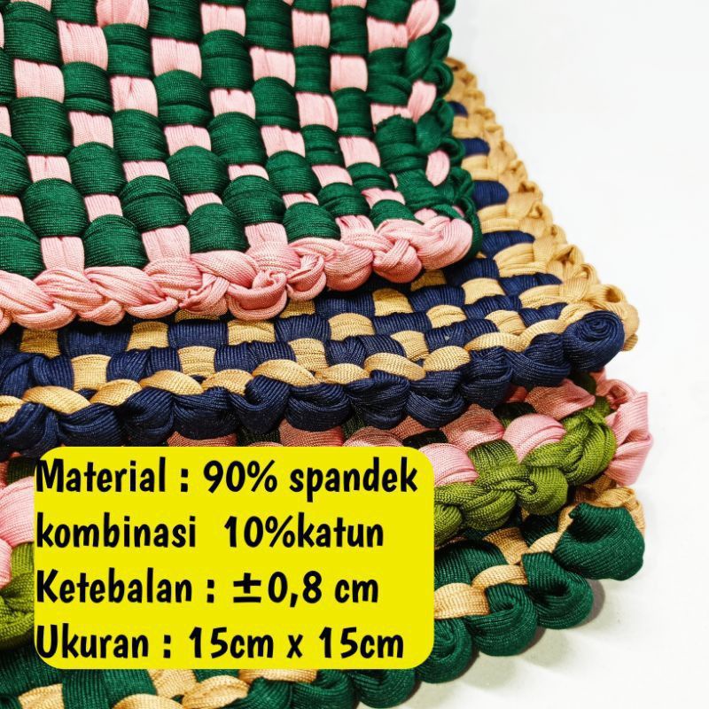 Jual Cempal Anti Panas Tatakan Alas Piring Lap Keset Serbaguna (1 pcs ...