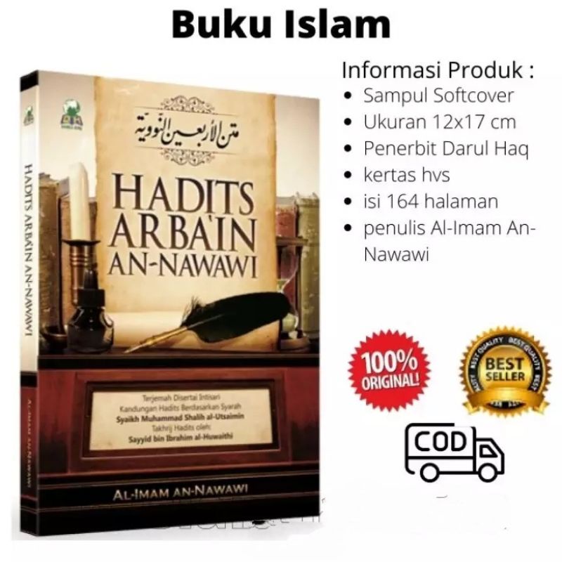 Jual Hadits Arbain An Nawawi Darul Haq Matan Hadits Arbain An Nawawi ...