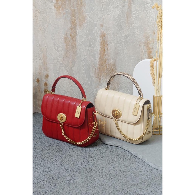 Jual coach marlie quilted top handle (authentic / original ) Shopee Indonesia