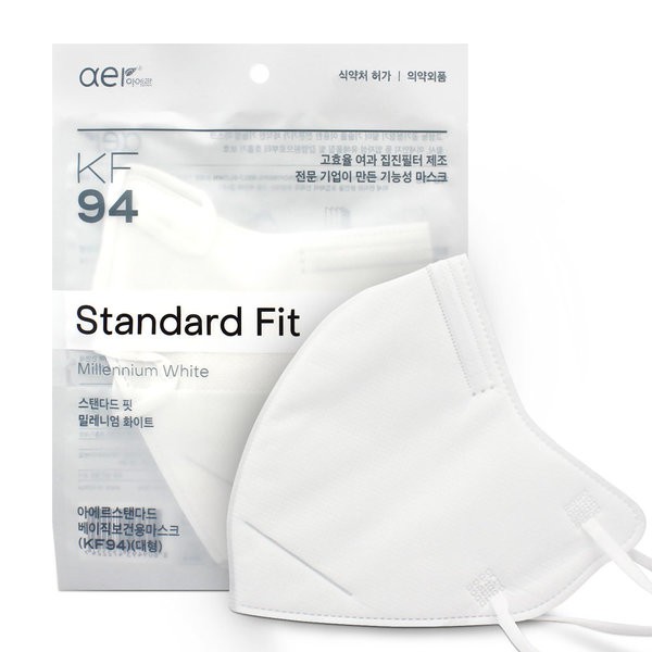 Jual Aer Mask KF94 Standard Fit ( setara N95 ) masker Korea 4ply