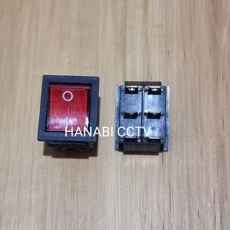 Jual Saklar Switch On Off 6p + Lampu Besar 6 Pin 6Pin | Shopee Indonesia