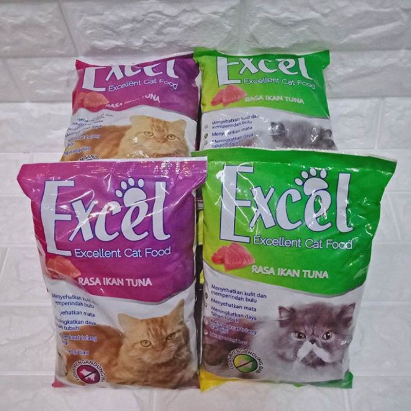 Jual EXCEL MAKANAN KUCING EXCEL 500 GRAM | Shopee Indonesia