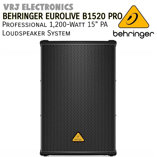 Jual BEHRINGER EUROLIVE B1520 PRO Professional 1,200Watt 15" PA