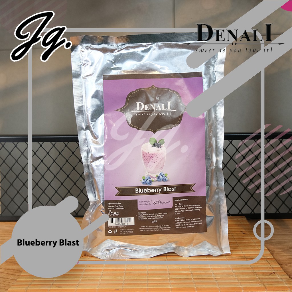 Jual BUBUK DENALI BLUEBERRY BLAST| BLUEBERRY | BLUEBERRY 800 Gr ...