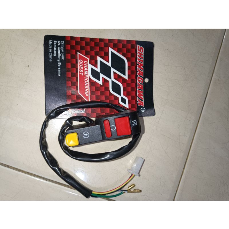 Jual Saklar Kanan Fungsi Shinagawa Engine Stop Starter Motor Saklar