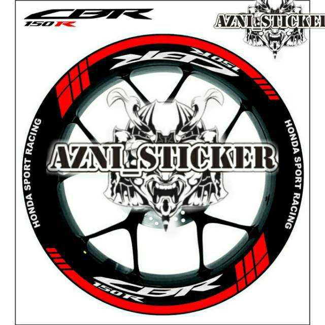 Jual Stiker Cbr Stiker Velg Sticker Velk Honda Cbr R Shopee Indonesia