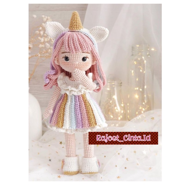 Jual BONEKA RAJUT SOFIA 30CM | Shopee Indonesia