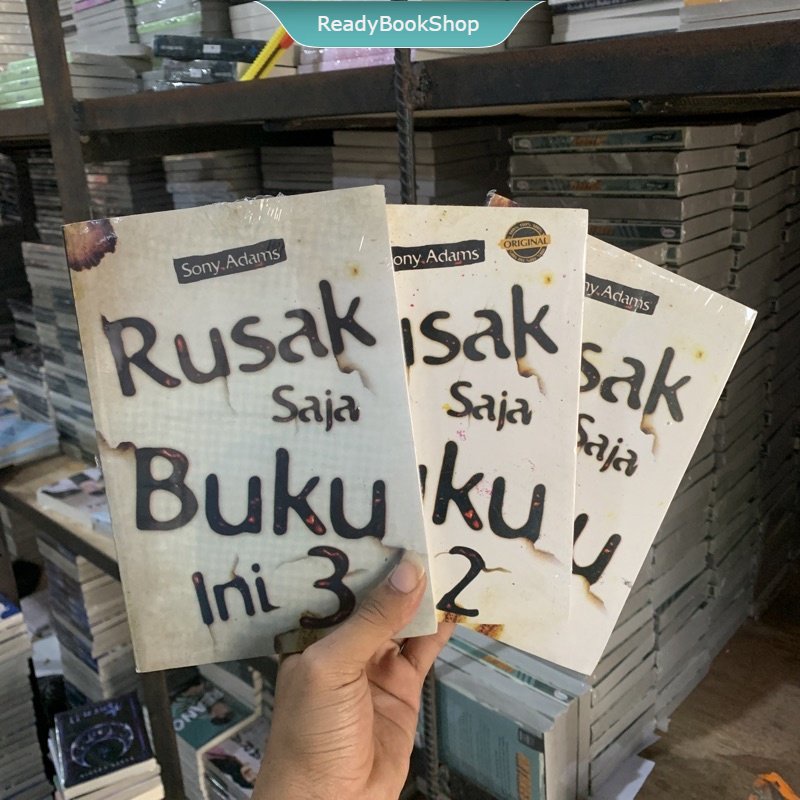 Jual Buku RUSAK SAJA BUKU INI 1 2 & 3 - Sony Adams ( RBS ) | Shopee ...