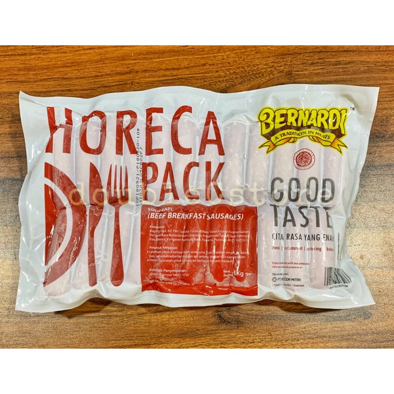 Jual Bernardi Sosis Sapi Horeca Pack 1 Kg Value Pack Premium Shopee