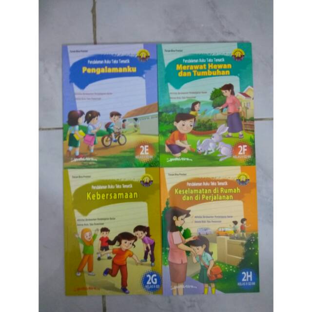 Jual 1 Paket Pendalaman Buku Teks Tematik Yudhistira 2E 2F 2G 2H SD ...