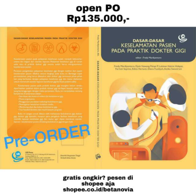 Jual Open PO Dasar-dasar Keselamatan Pasien Pada Praktek Dokter Gigi ...