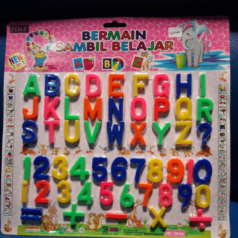 Jual BERHITUNG MAINAN ANAK BERMAIN SAMBIL BELAJAR ANGKA DAN HURUF ...