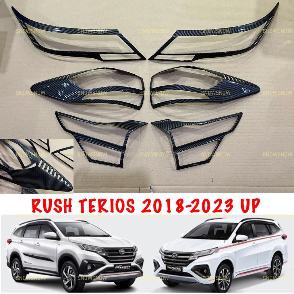 Jual Paket Garnish Lampu Depan Belakang All New Rush Terios 2018 2022