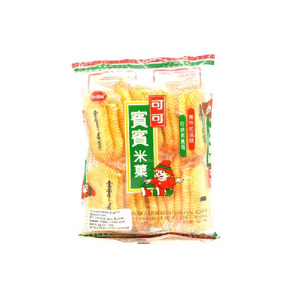 Jual BIN BIN RICE CRACKERS ORIGINAL FLAVOR 75G Shopee Indonesia