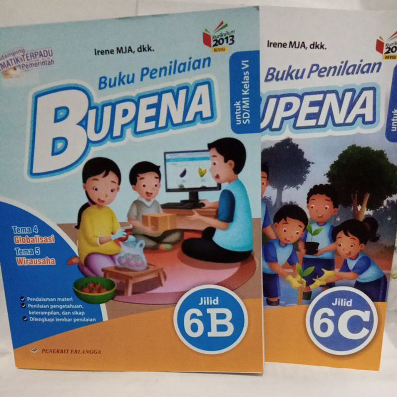 Jual Bupena SD Kelas 6b Dan 6c K13 Edisi Revisi K13 | Shopee Indonesia