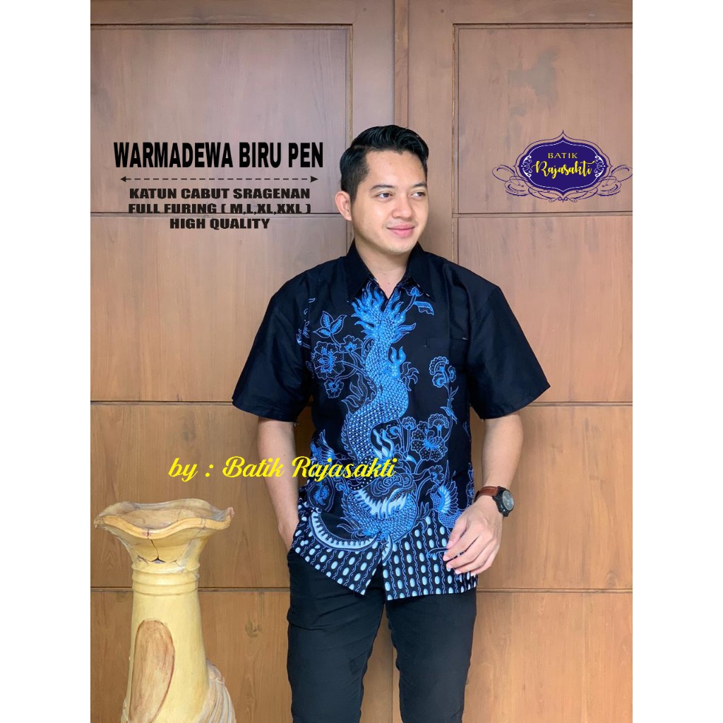 Jual Warmadewa Biru RAJASAKTI KEMEJA BAJU BATIK PRIA LENGAN PANJANG ...