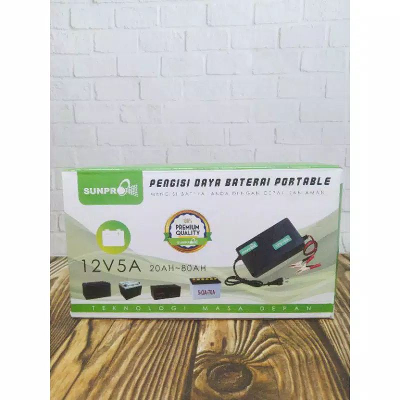 Jual CAS AKI SUNPRO dc 12v 5a | Shopee Indonesia