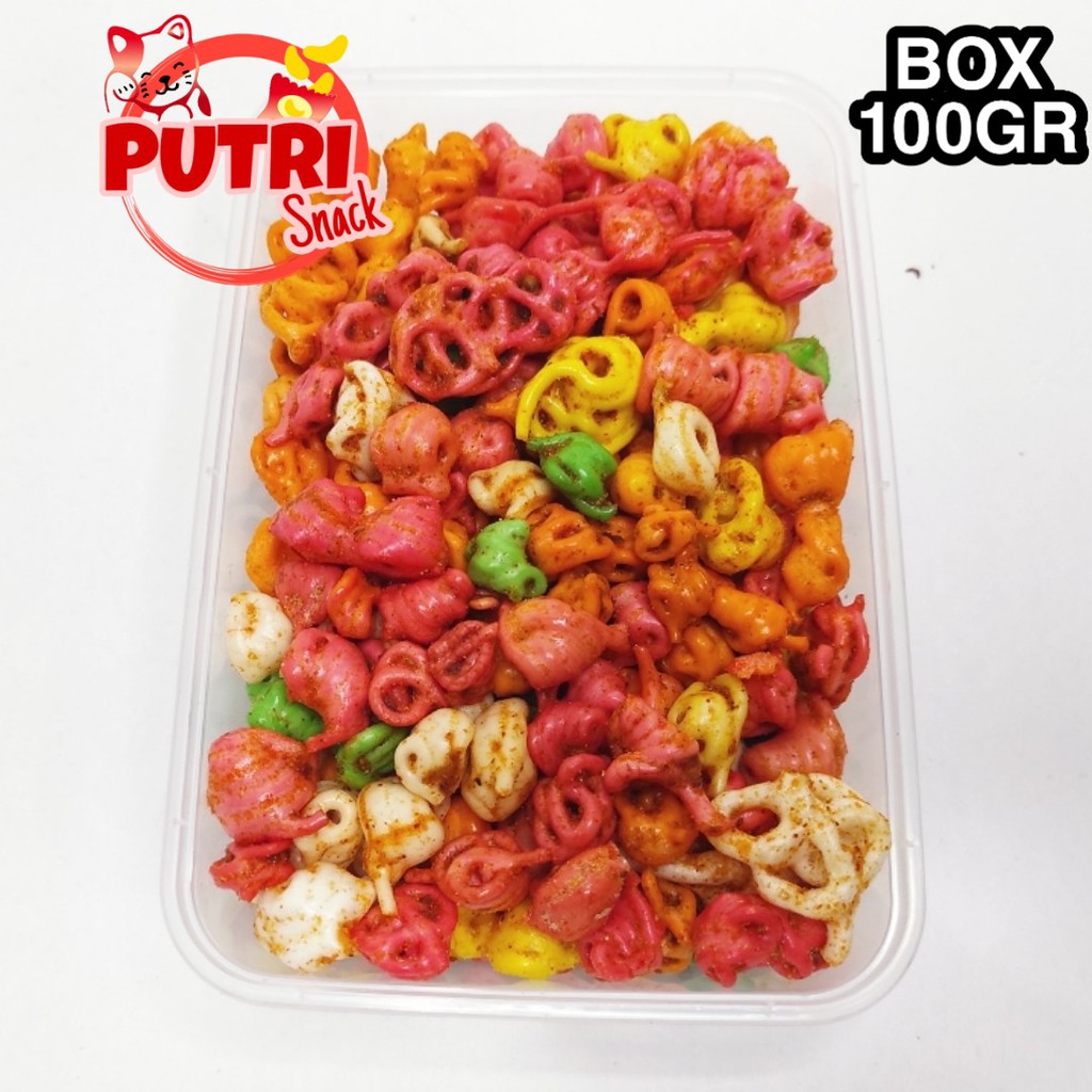 Jual Kerupuk Keong Seblak kering Box 100gr Daun Jeruk | Shopee Indonesia