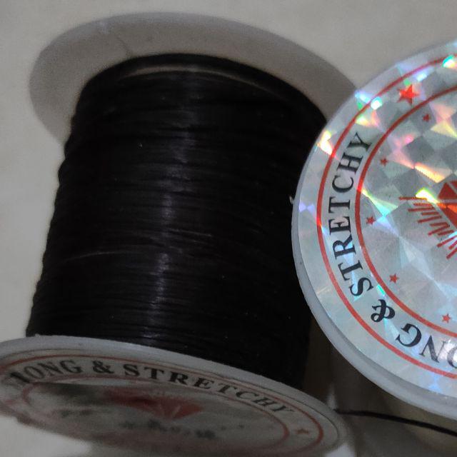 Jual Benang Crystal String Senar Elastis Pipih Berserat 0,8 MM WPCRAFT ...