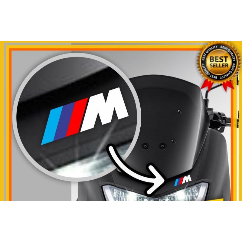 Jual Emblem Timbul Logo M Bmw Motor Nmax Lexi Aerox Pcx Shopee Indonesia