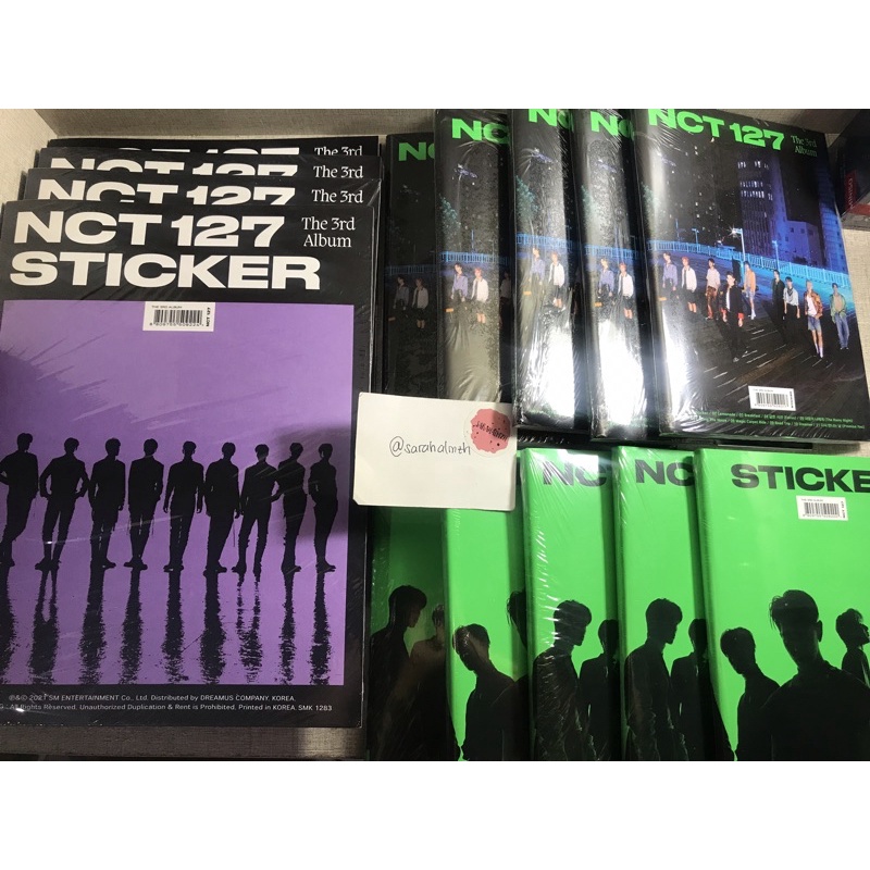 Jual Nct Sticker Album Sticky Seoul City Photobook Ver Version Poster Ready Stock Shopee