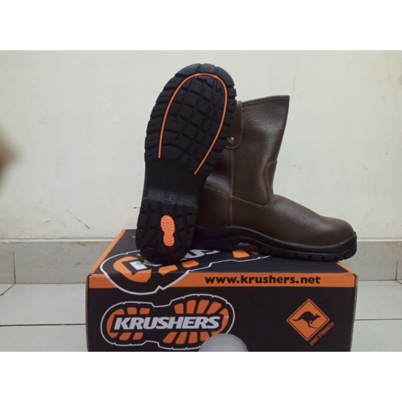 Jual SEPATU SAFETY KRUSHERS TEXAS BROWN/SEPATU SAFETY SHOES KRUSHERS