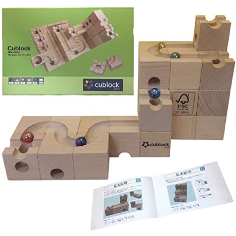 Jual cuboro cublock 54 japan wooden toys puzzle marble run cuboro