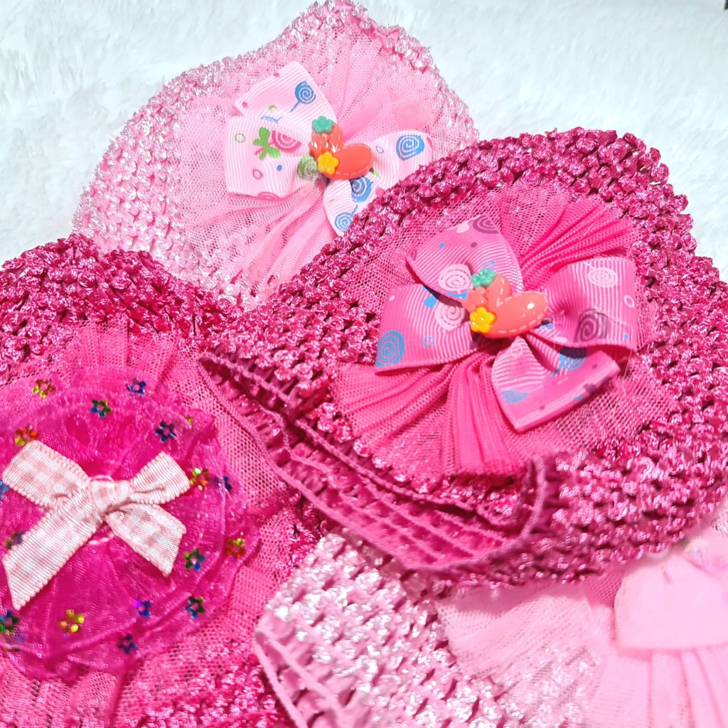 Jual Kupluk / Turban Bayi 0-6 Bulan, Model Rajut, Warna Lucu, Bahan ...