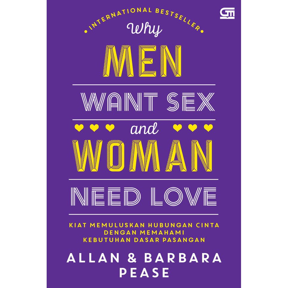 Jual WHY MEN WANT SEX AND WOMEN NEED LOVE | Shopee Indonesia