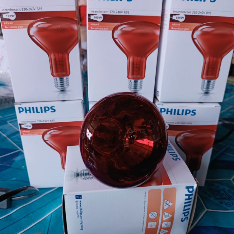 Jual Lampu Terapi Infrared Fisioterapi Phillips 150 Watt Alat Terapi ...