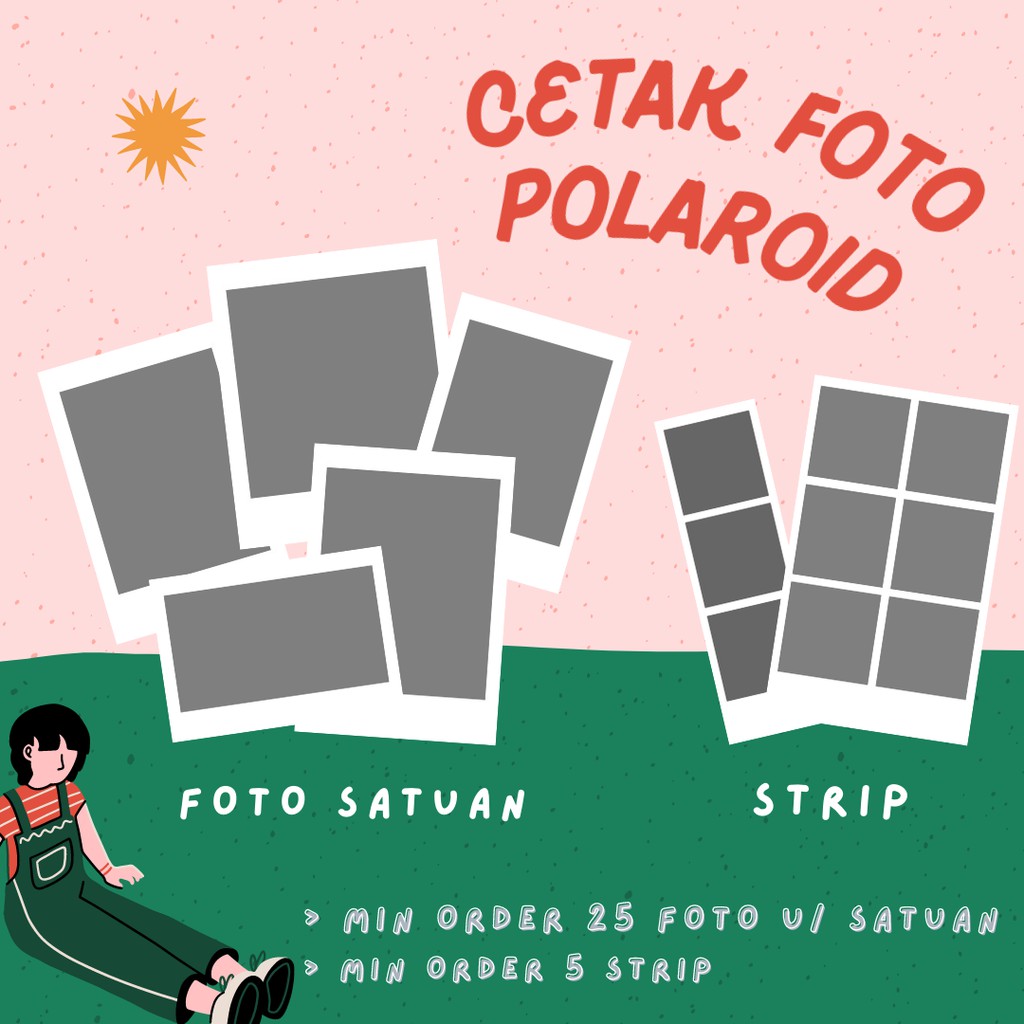 Jual CETAK FOTO POLAROID/CETAK FOTO STRIP/CETAK FOTO MURAH/CETAK CEPAT ...