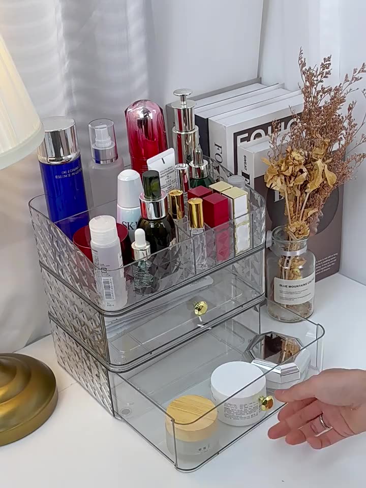 Jual Yuumi acrylic transparan dengan penutup anti debu storage box ...