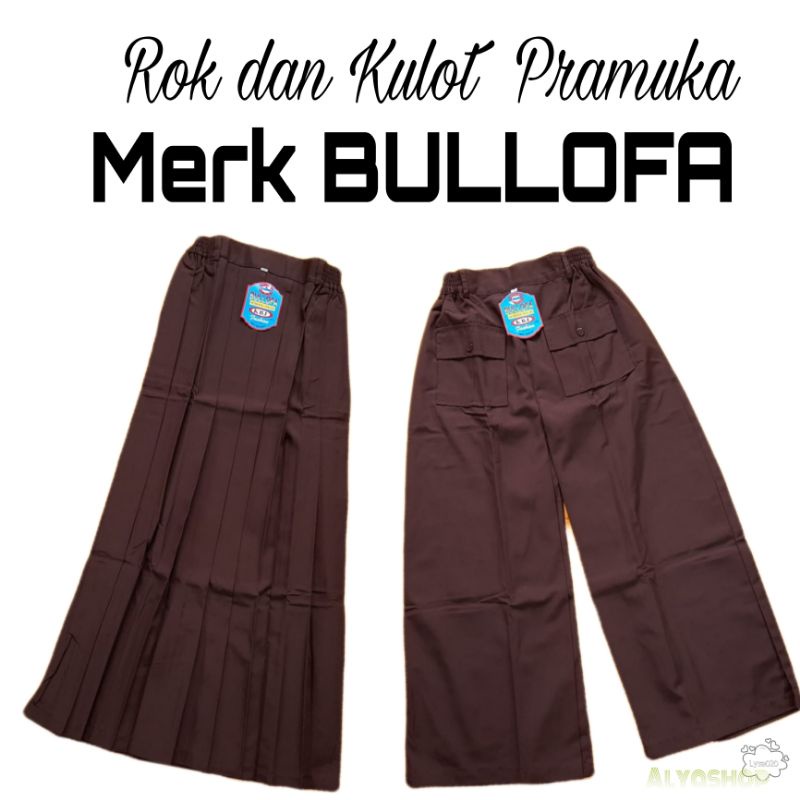 Jual Rok Panjang Pramuka Rempel COKLAT dan Kulot Panjang Merek BULLOFA ...