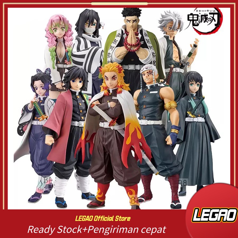 Jual LEGAO Figure Tanjiro Kamado Kyojuro Rengoku Demon Slayer Vibration ...